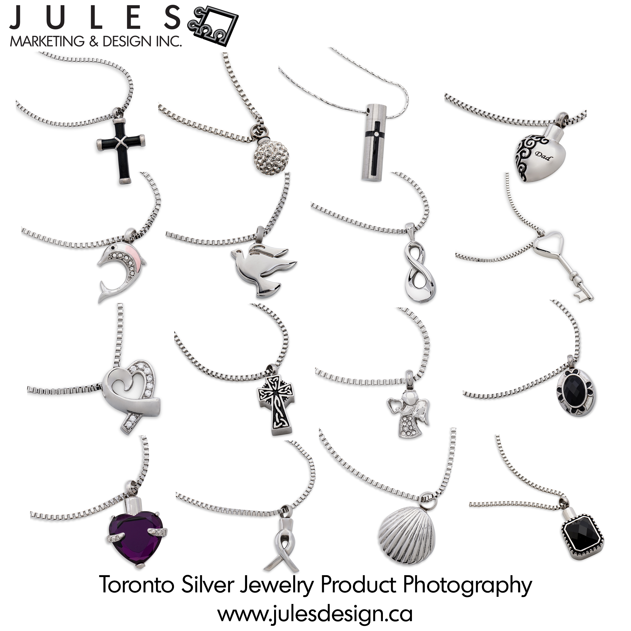 Toronto Silver Jewelry Product Photography