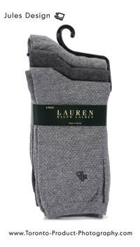 Commercial Product Photography Sample product photo of Socks