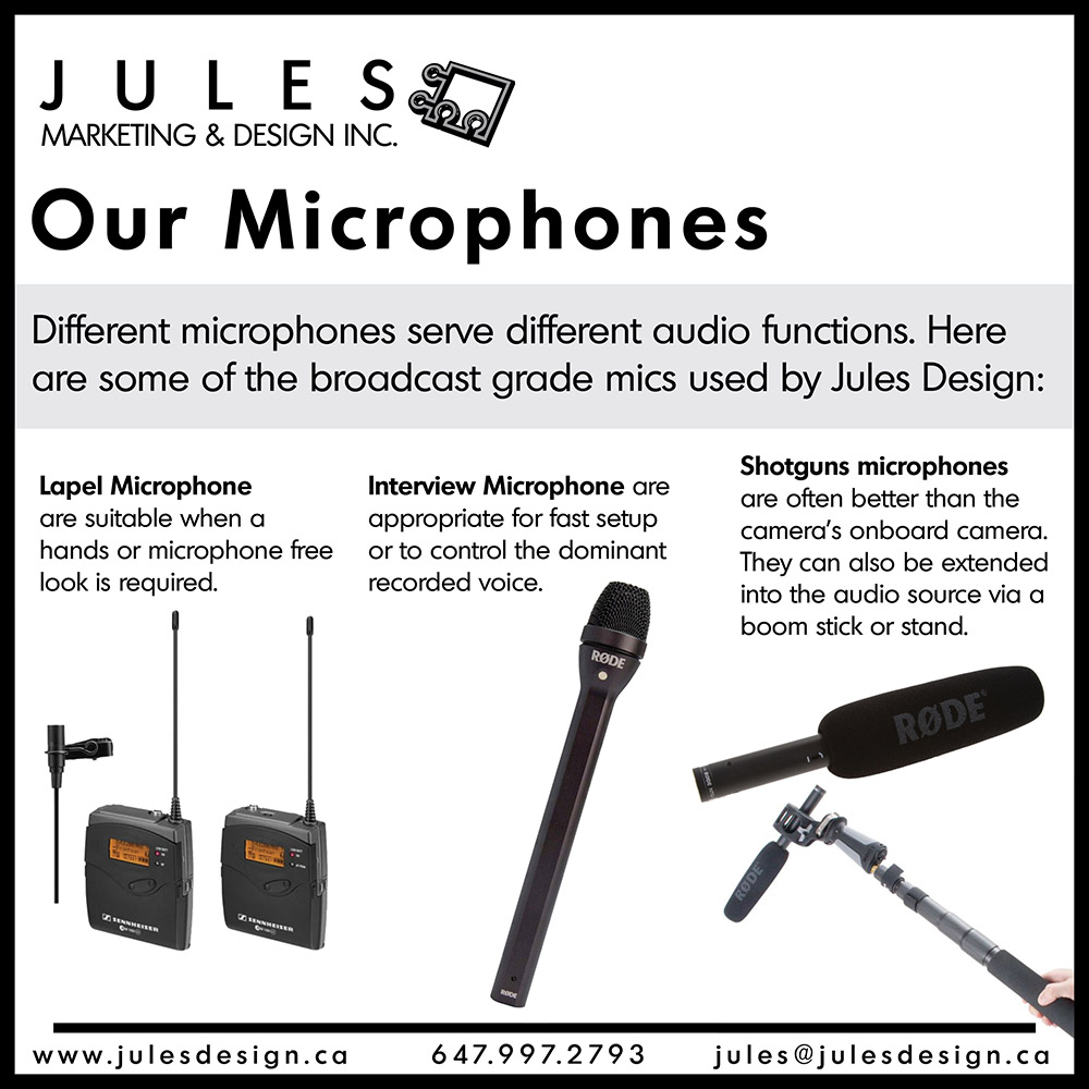 toronto corporate video productions company jules design video editing rates per hour