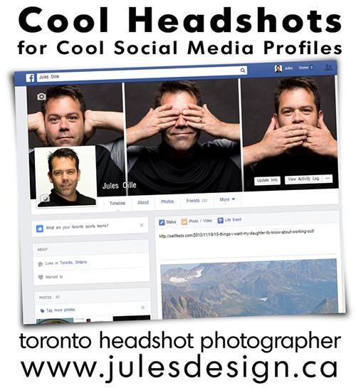 Cool Head Shots for Cool SM Profiles Cool Toronto Social Media Headshot Photographer