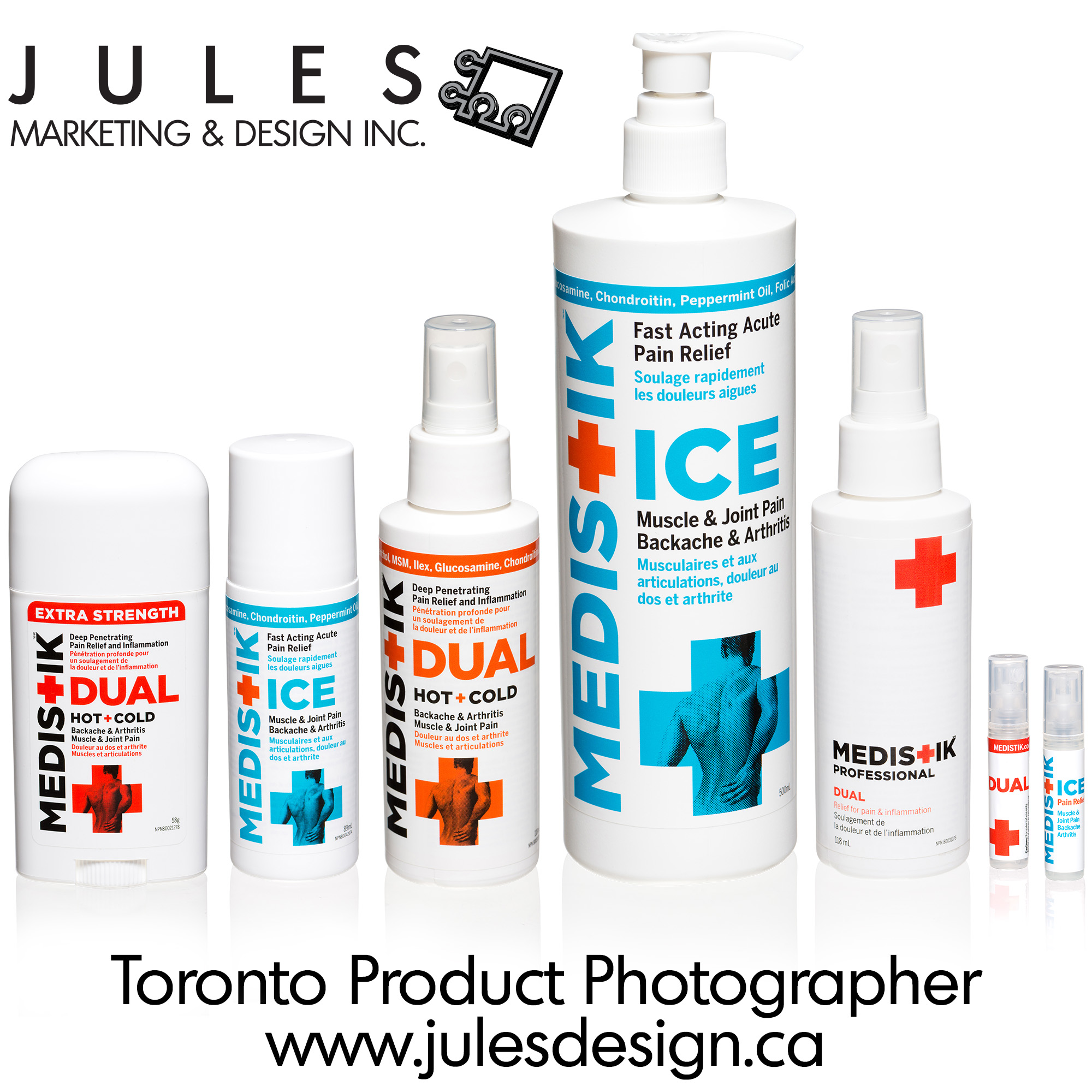Toronto Medical & Pharmaceuticals Product Photography