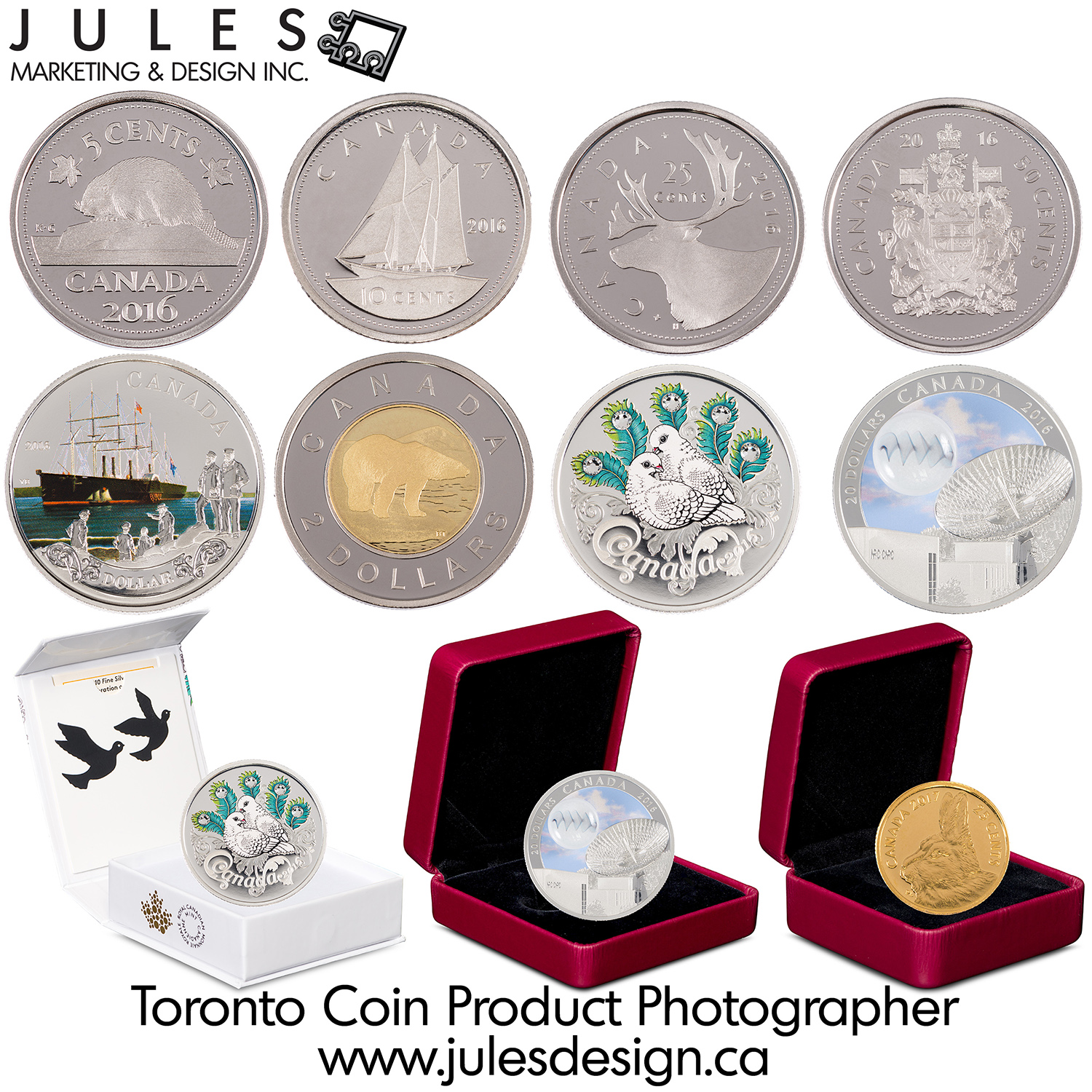 Toronto Coin & Jewelry Product Photography 