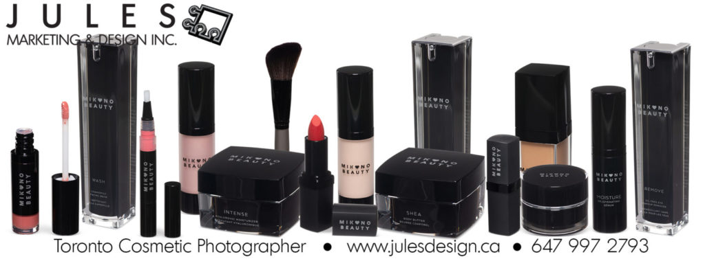 Cosmetic Product Photo Montage Toronto Cosmetic Product Photography on Pure White